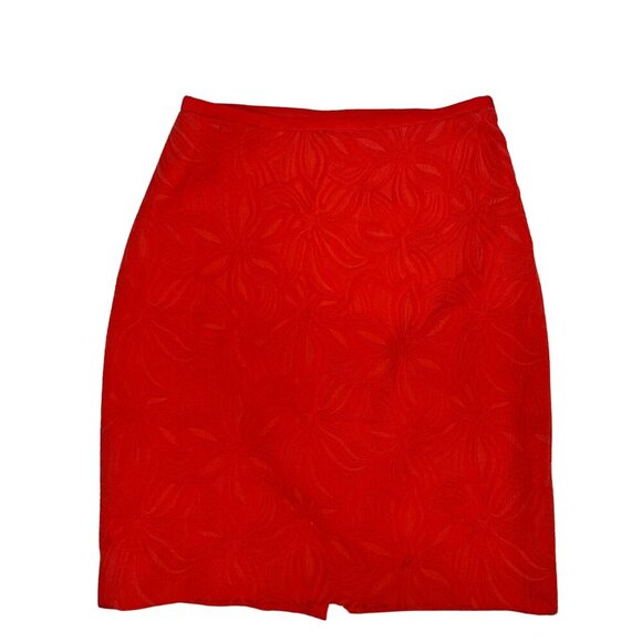 The Limited Dresses & Skirts - Bright Red Floral The Limited Skirt Size 4